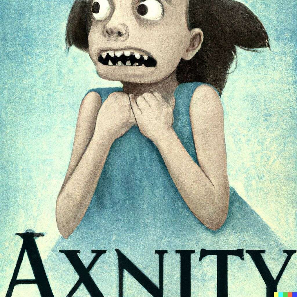 a representation of anxiety, promotional poster for a Disney movie